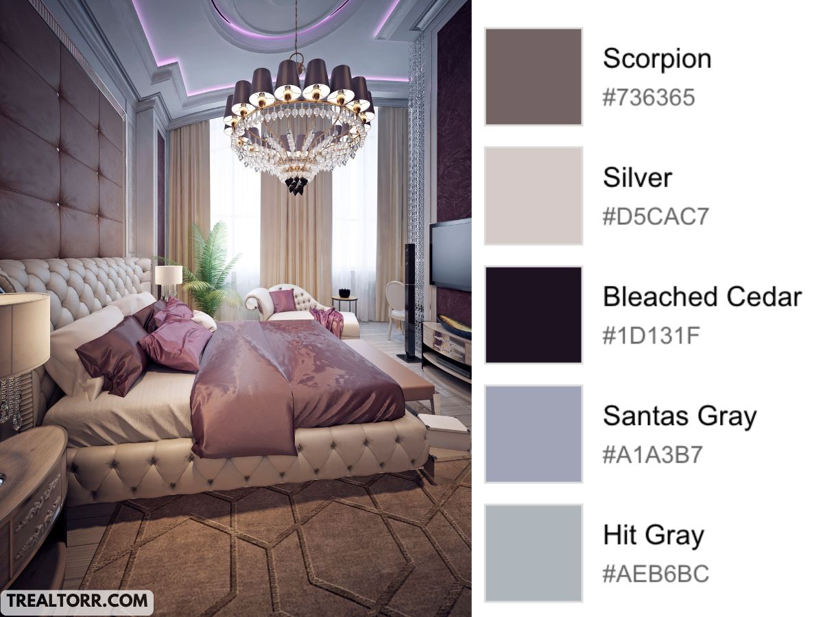 7 Best color palette for bedroom