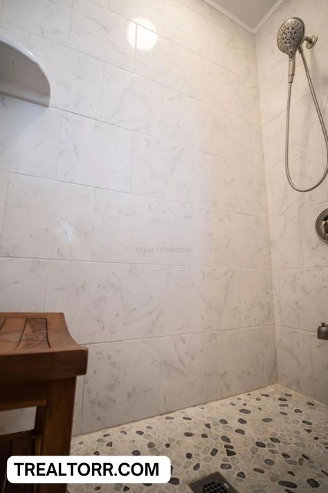 Bathroom: shower