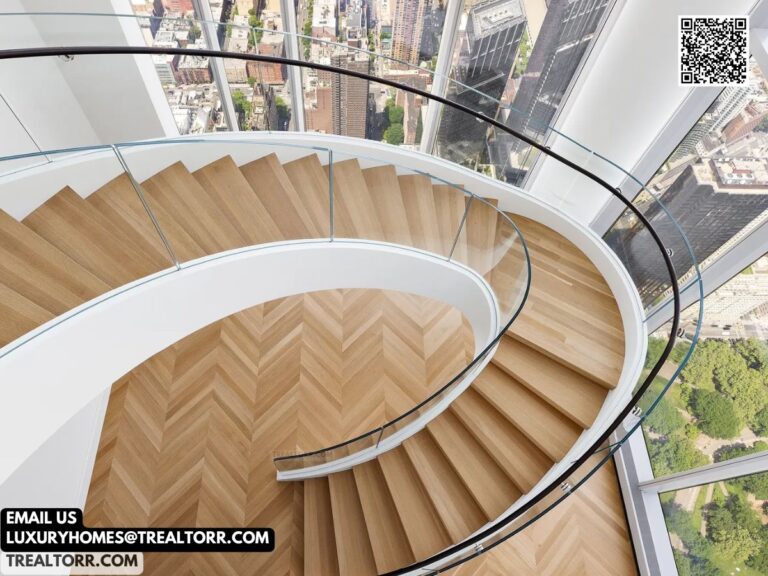 Inside a $150 Million NYC Mansion: You Won’t Believe What’s in the Master Bathroom! staires