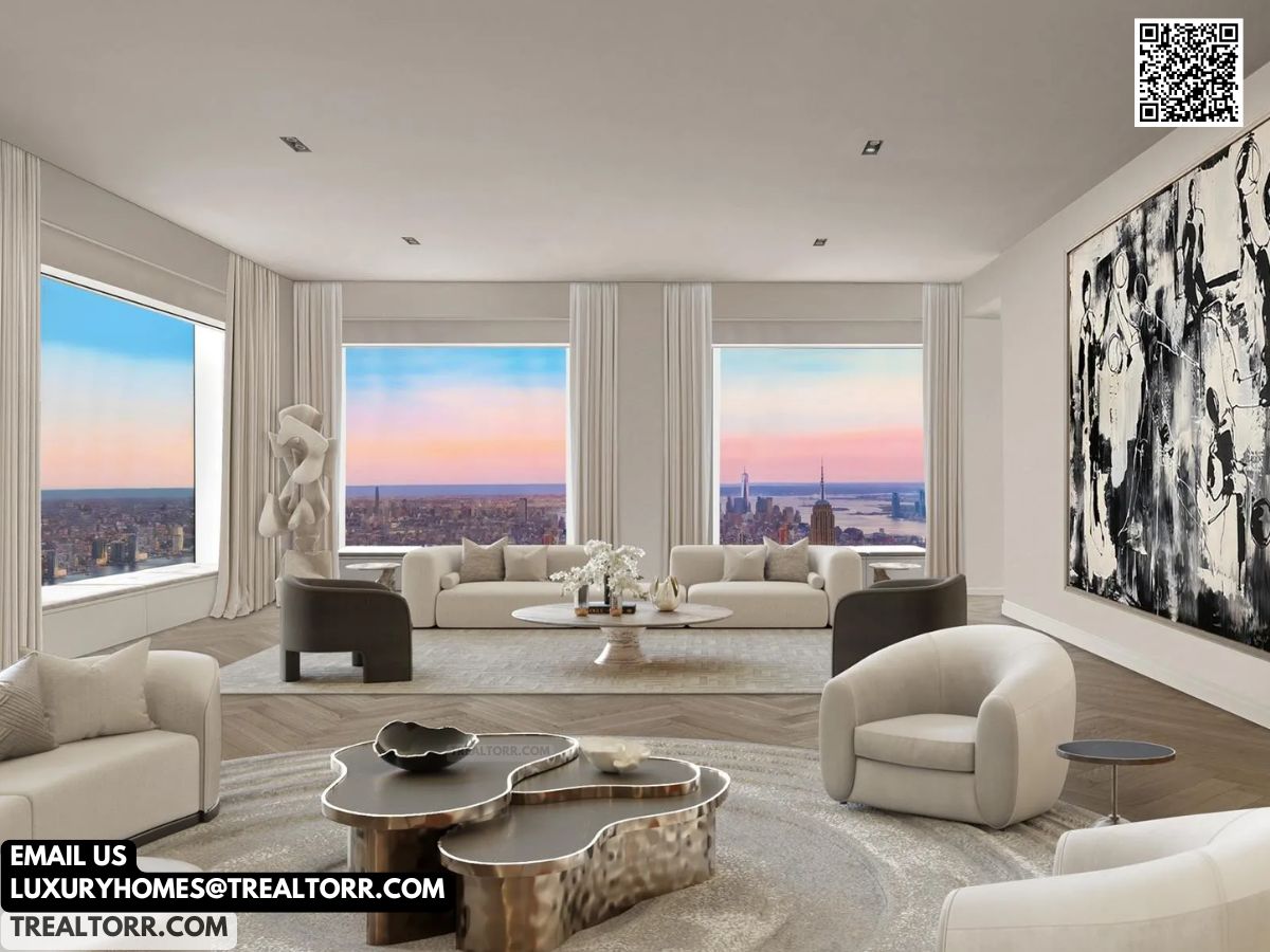 Peek Inside New York’s $105 Million Luxury Penthouse! 1