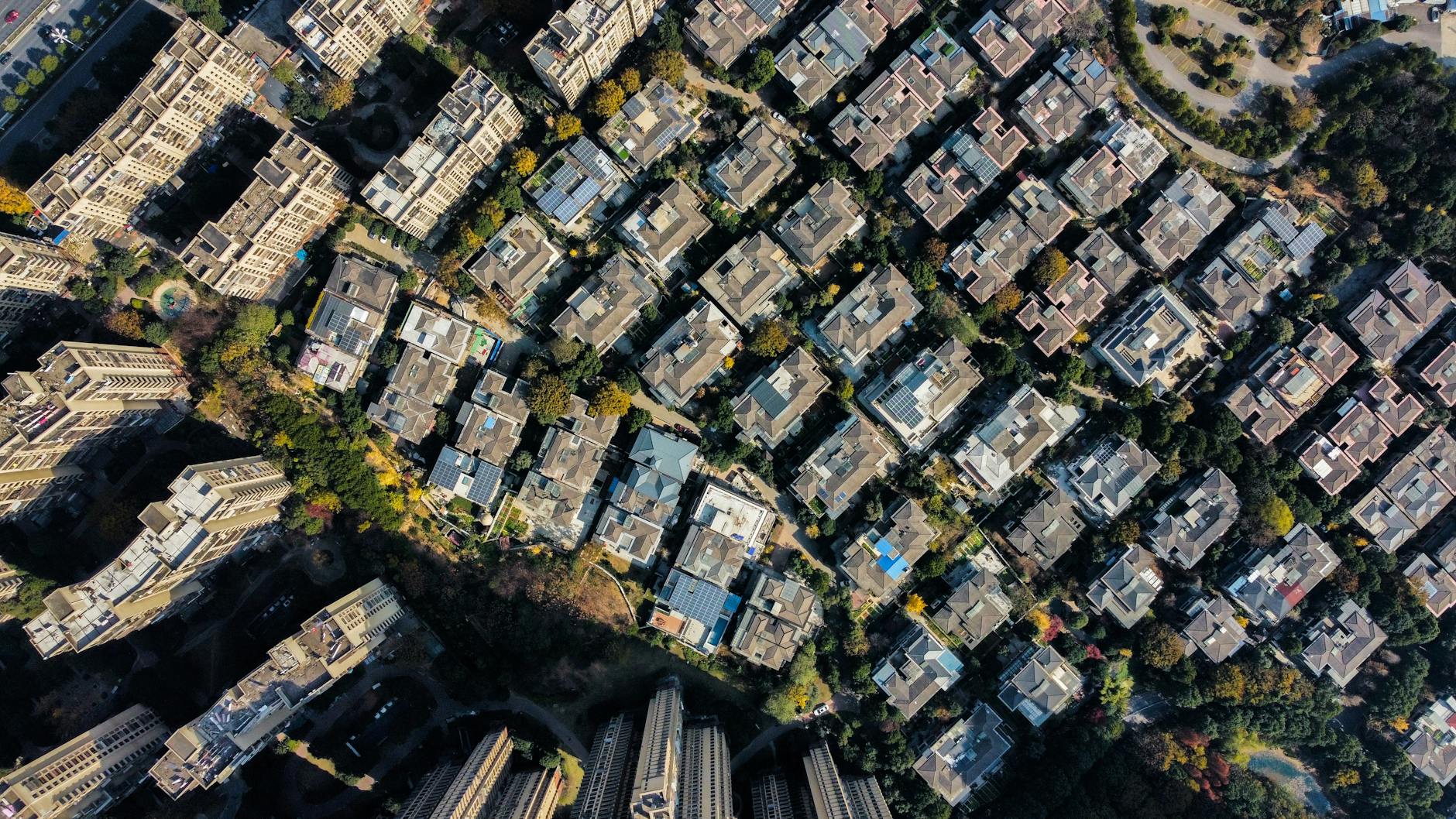 aerial view of urban residential complex Surprising Massachusetts City Tops Hottest Housing Markets—But There's a Twist!