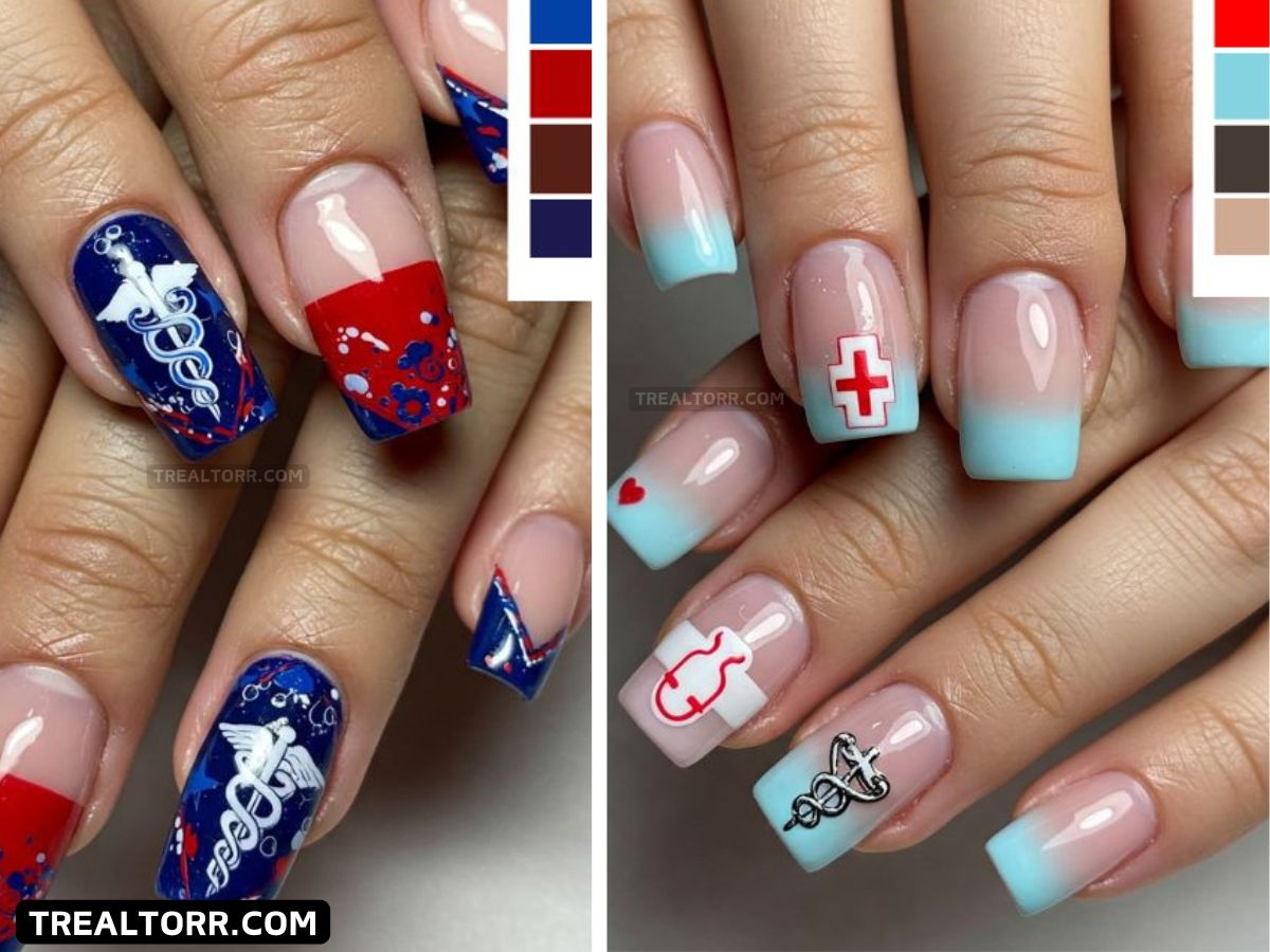 7 Stunning Nails Art Ideas for Texas Nurses
