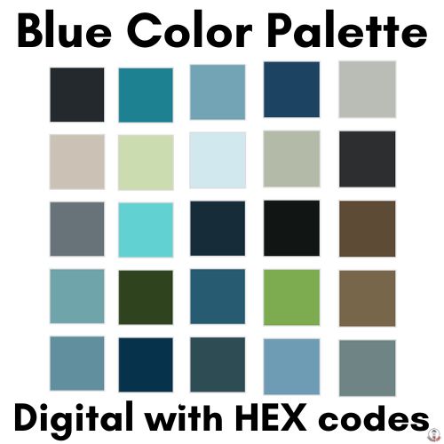 Blue Color Palette PDF