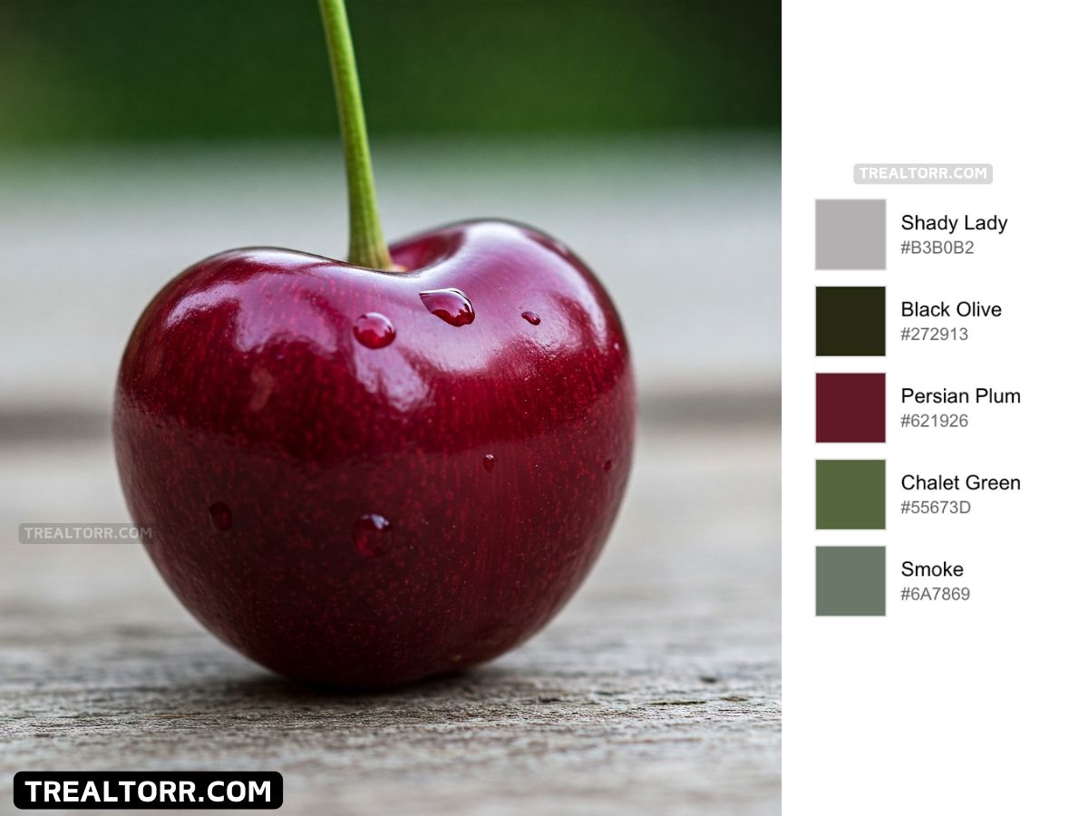 Color palette from image cherry colors