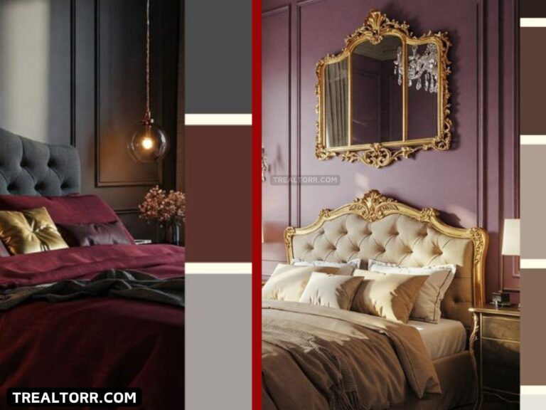 Deep autumn color palette bedroom home decor colors fall season
