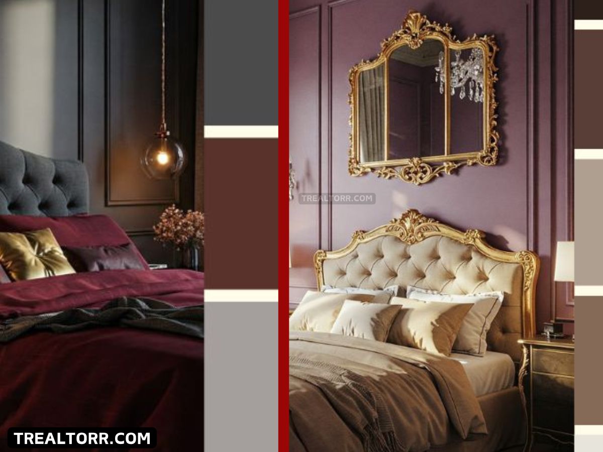 Deep autumn color palette bedroom home decor colors fall season