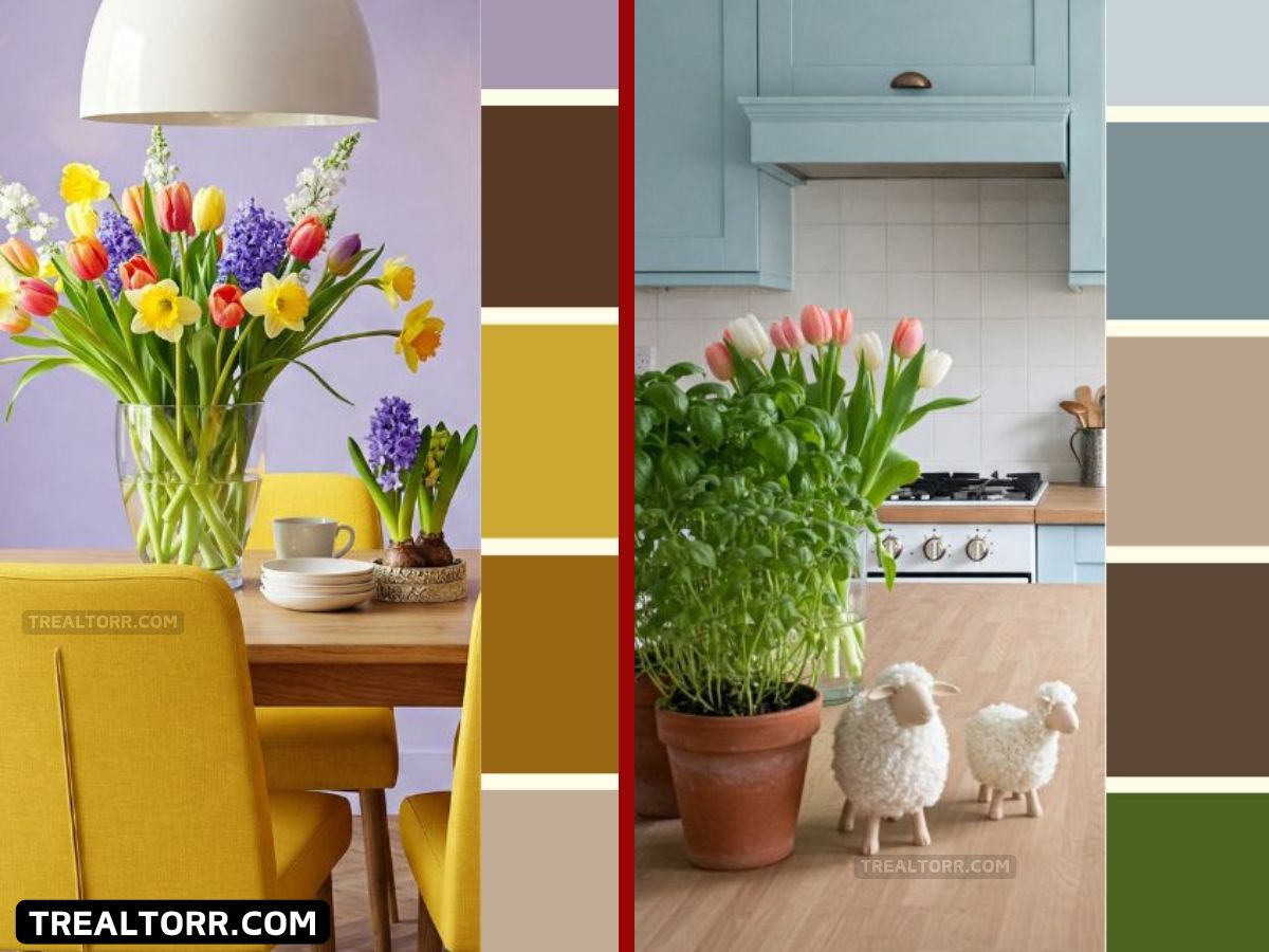 Light spring color palette