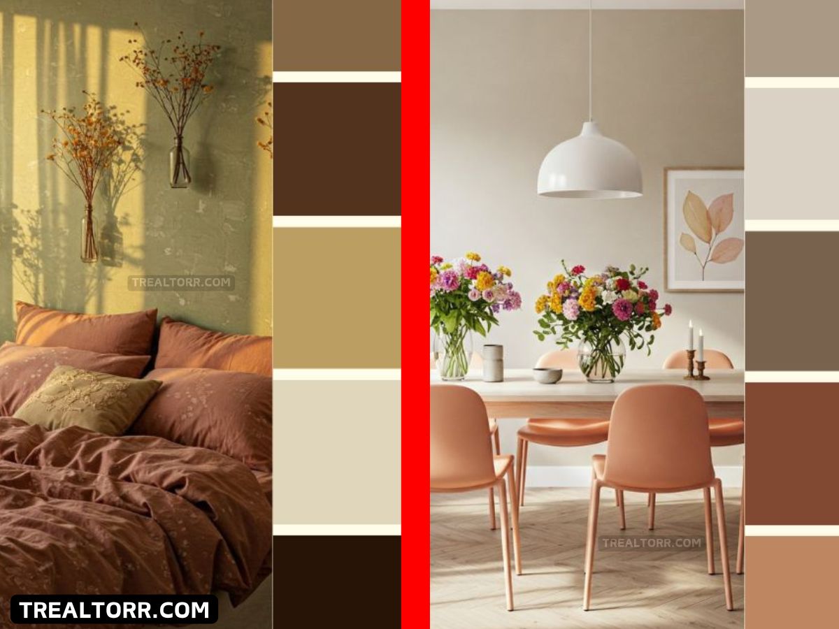 Soft Summer Color Palette light brown kitchen and living room modern home decor