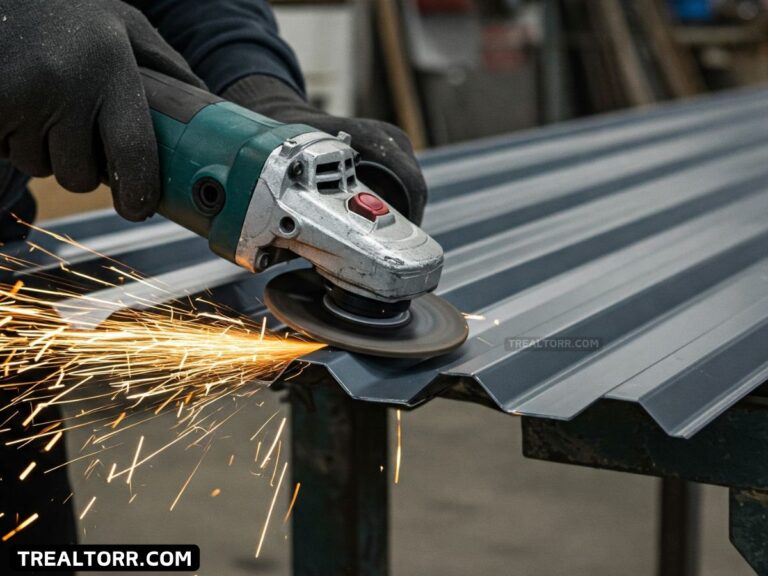 How to cut metal roofing