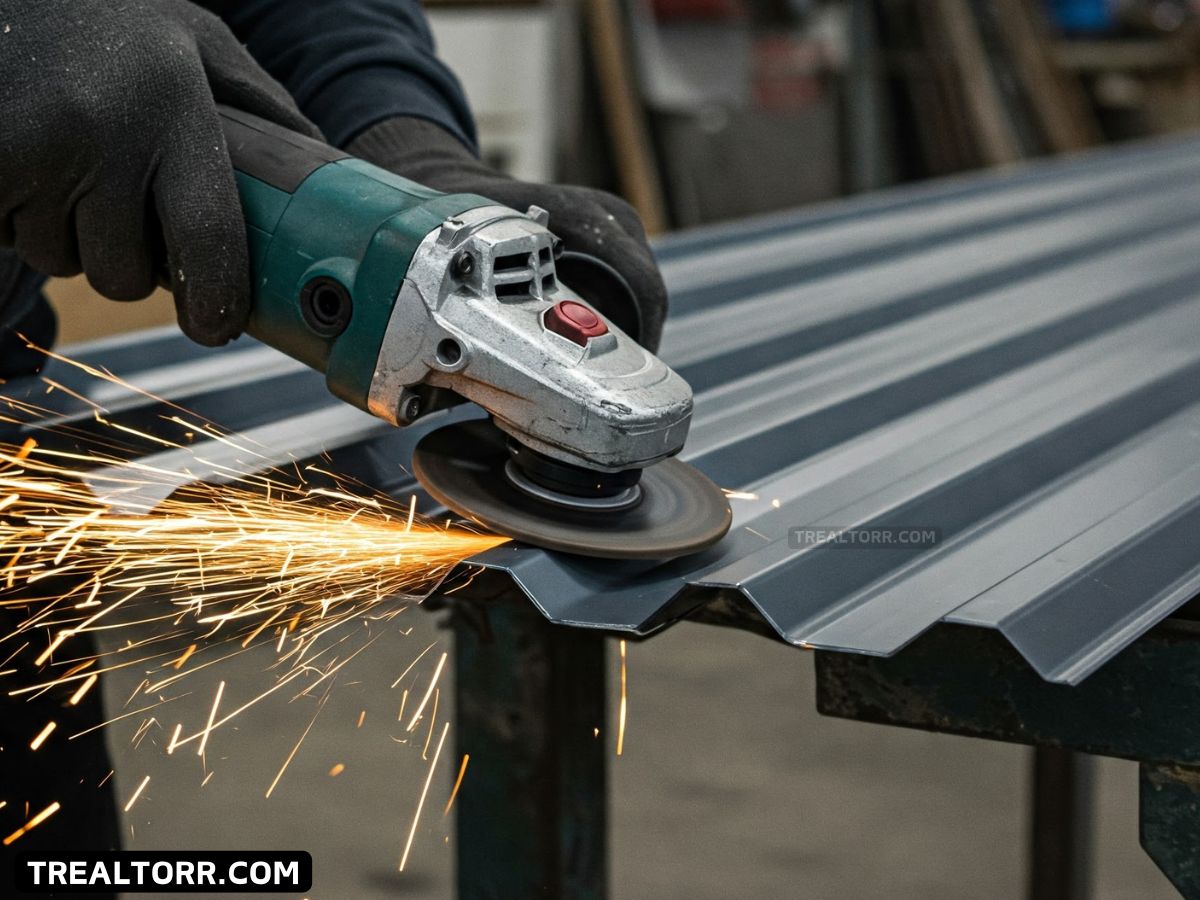 How to cut metal roofing