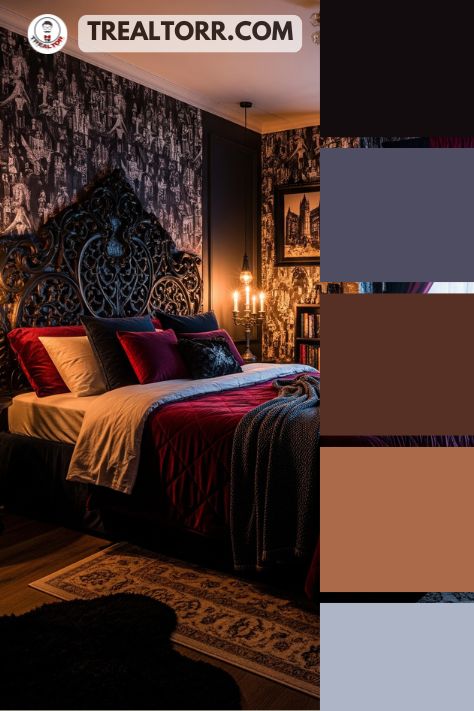 Gothic home decor: Transform Your Space: 7 Gothic Bedroom Ideas You’ll Instantly Fall in Love With