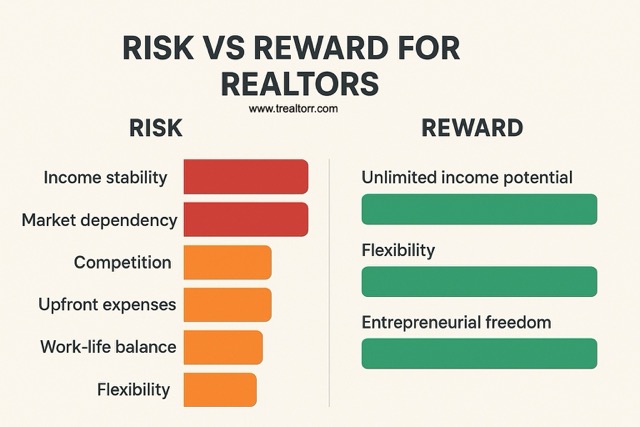 Is being a realtor a risky job risk vs reward comparison