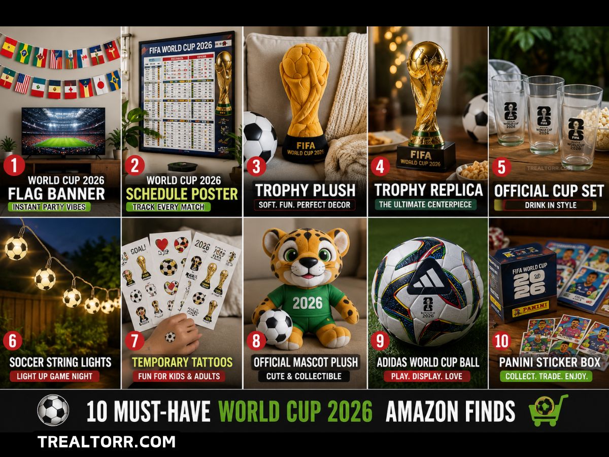 11 Must-Have FIFA World Cup 2026 Merchandise & Party Supplies